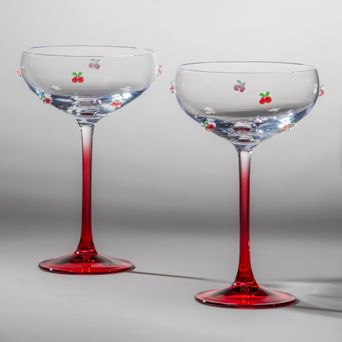 набор креманок "fruity cherry" из 2 шт (685-101) 270 мл