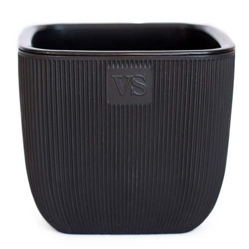 Горшок фабио vipset 1,95 л, черный